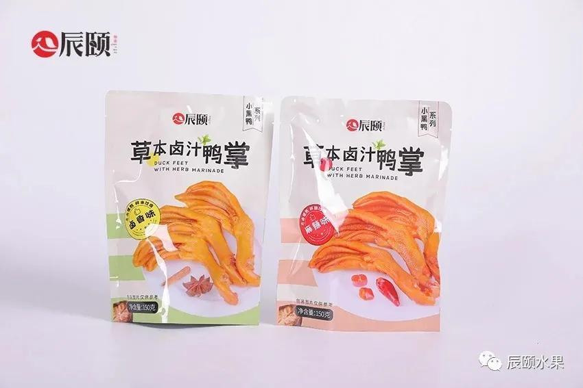 辰颐物语:温州草本卤鸭掌,低脂肪,肉质脆爽劲道,入味三分