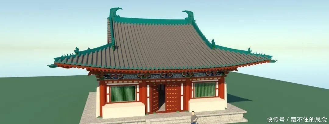  SU|营造视野：五代遗珍—仿镇国寺万佛殿和大云院弥陀殿SU模型赏析