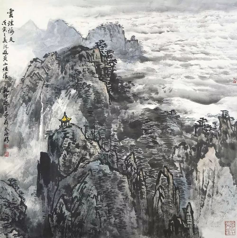 山水！胸有万水千山，自然云生水起——孔仲起的山水作品