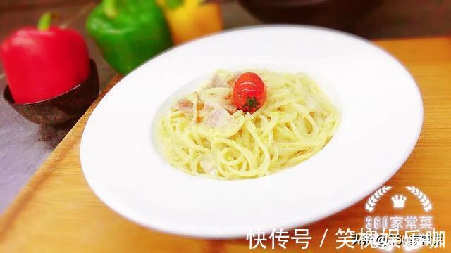 搅拌均匀|教你简单方法,在家也能做出美味的意大利面,比西餐店还好吃