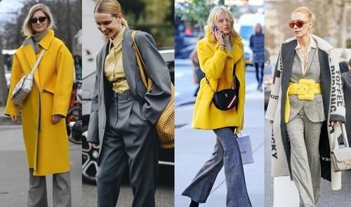 冬末初春紧跟潮流，学会流行色搭配，一起步入明媚大气的“灰黄”