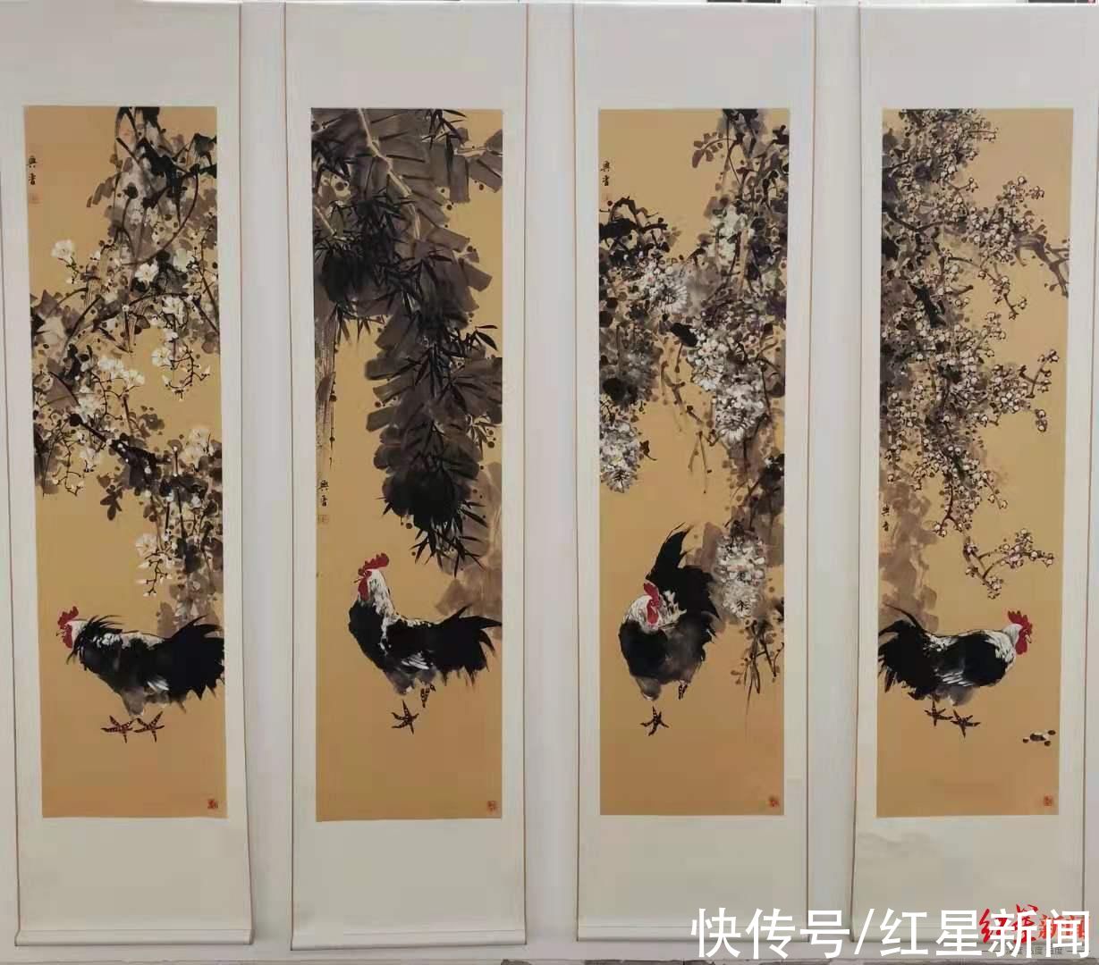 陕西省！幸福有约！四位陕西画家成都办展，60余幅画作亮相