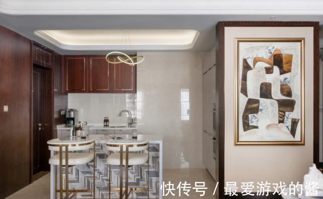 阳台上|168平轻奢风三居室,让艺术在空间中发酵