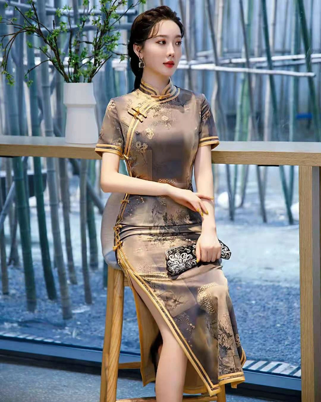 旗袍|旗袍装下的女人, 轻熟风韵, 超有女人味