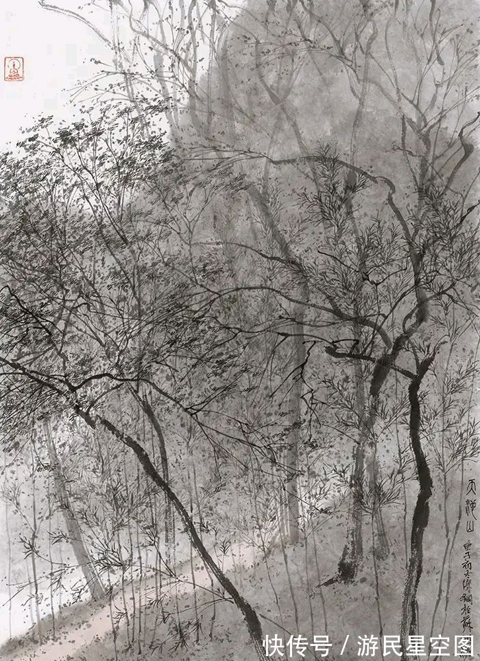 山水画|江苏省国画院|虚幻冷逸、静入太古,徐钢山水画精选