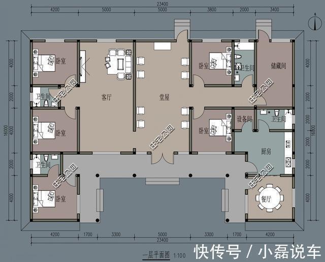 五姐妹|别拿一层不当别墅！5个真实案例，告诉你在农村建一层别墅有多爽