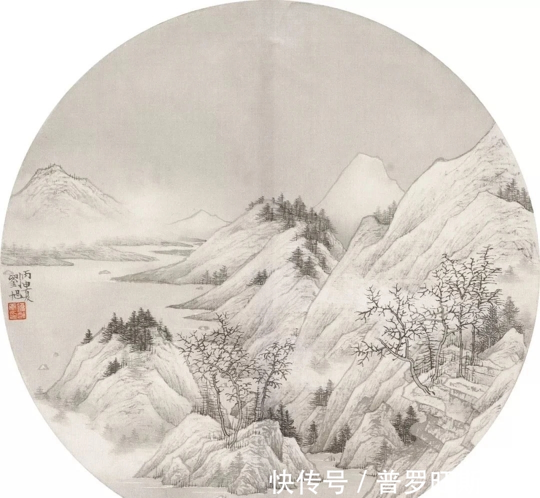 山水画@北京画院|刘旭的山水画,有两把拿手好戏!