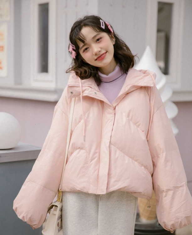 减龄|羽绒服就要穿“奶油色系”,温柔可爱还减龄,让人一秒沦陷