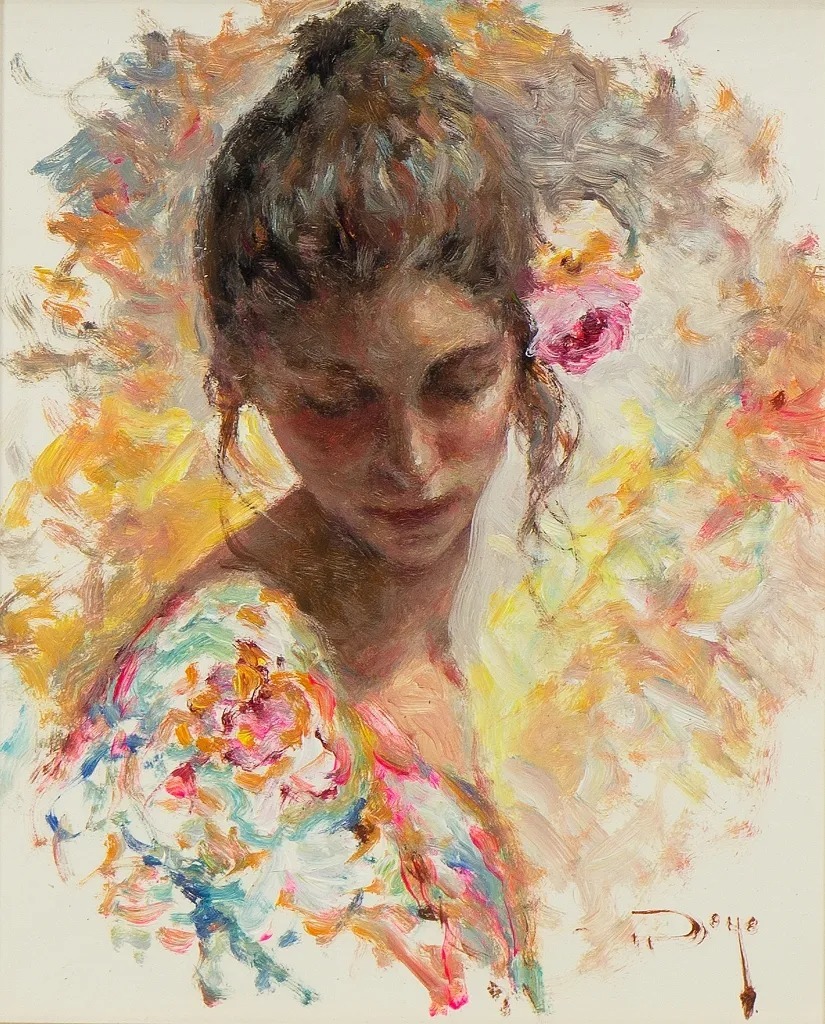 布拉特!独特的艺术天赋,对色彩和纹理的戏剧性使用!