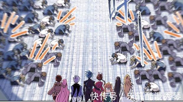 海马|斗罗大陆唐三到达海神岛之后,天空一片金色,海民集体下跪迎接!