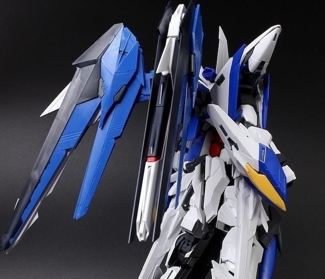 背包|高达seed：MG天蚀高达种系背包混搭效果图 和自由翅膀意外很搭配