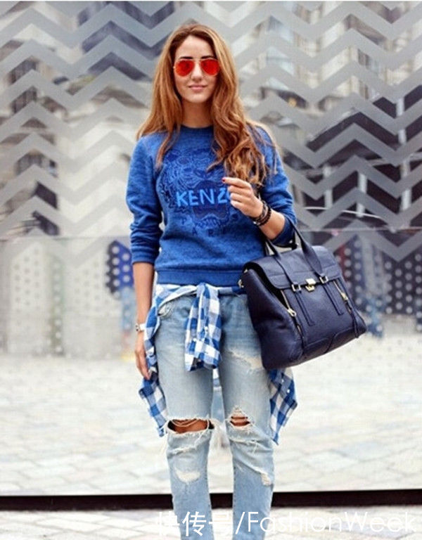  款式还|清新自然的海军蓝来了，叠穿更惊艳，体现多情气质