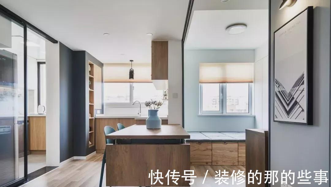 方凳|小夫妻78㎡小家比120㎡还宽敞,空间利用到极致,温馨又通透!