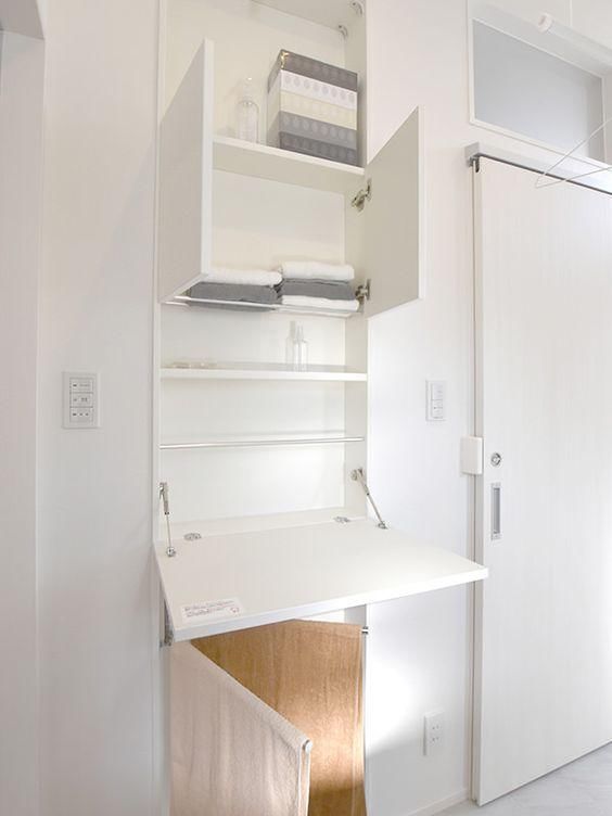 毛巾柜|日本人的卫生间我服了,打个毛巾柜薄到10公分,收纳却整整齐齐
