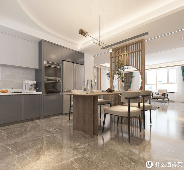 茶室|退休夫妻晒出自己的新房装修，新中式风格，简约有禅意，品味十足