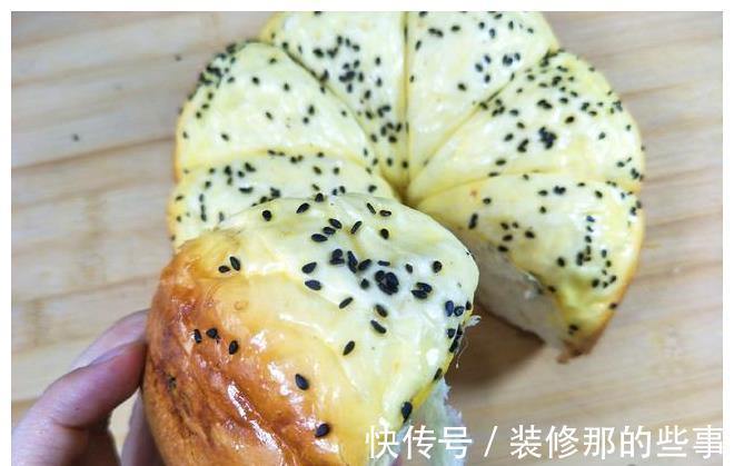 黑芝麻|电饭煲烤面包,不用一滴水,不用打发,口感细腻柔软,比买的还香