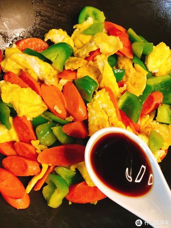五分钟零失败！超好吃家常青椒火腿炒鸡蛋