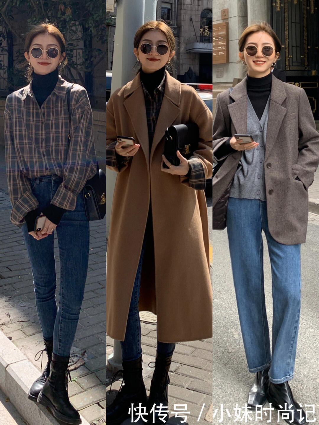 时髦 黑色+灰色=低调的高级感穿搭,18套黑灰叠穿示范,时髦不挑人