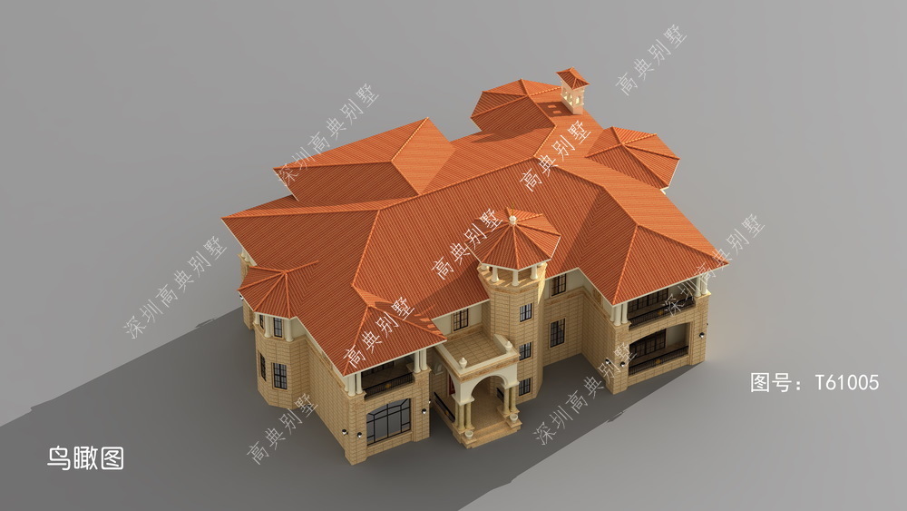 别墅|这款二层欧式别墅,成本不高,一看就是个有钱人。