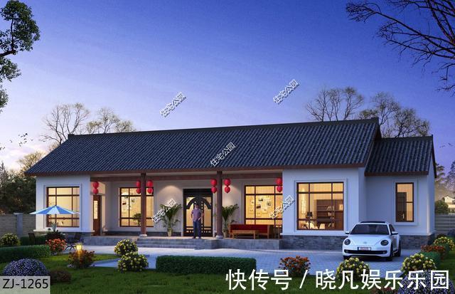 养老房|回农村给父母盖养老房,我只推荐一层户型,舒适比豪华更重要