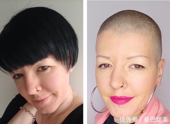 美女|18位美女换发型真大胆,直接剪成小寸头,变化真不小