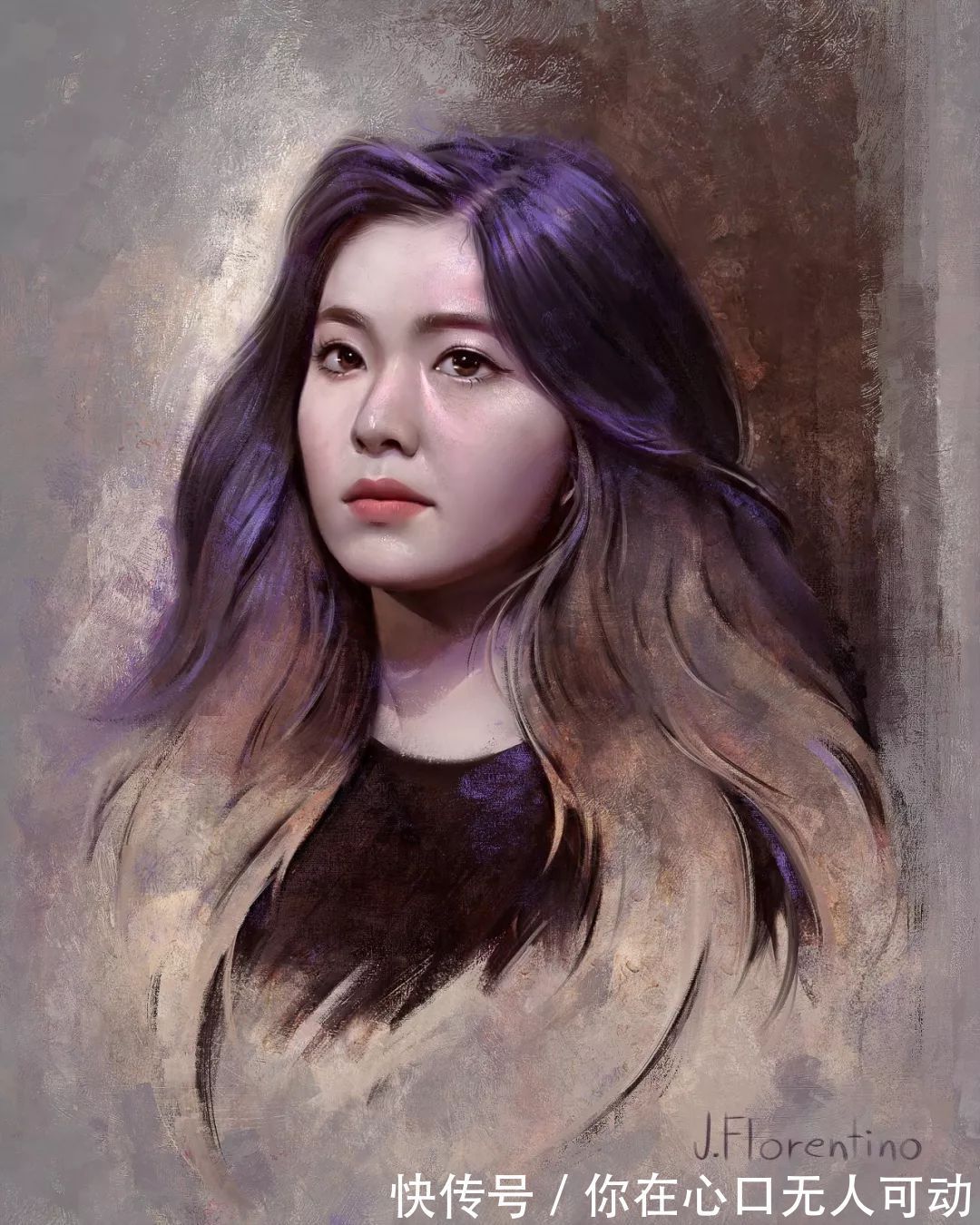 mandy!这三位艺术家的画中女子,楚楚动人,美若天仙