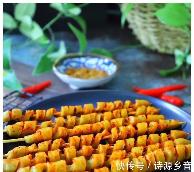 烤面筋|教你在家做烤面筋，不和面，不洗面，爽口弹牙，秒杀烧烤摊！