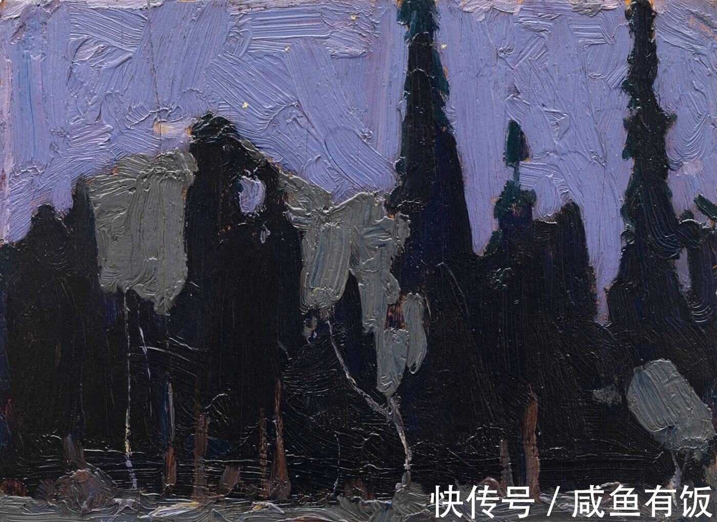 笔触!浓烈的色彩,激荡的笔触