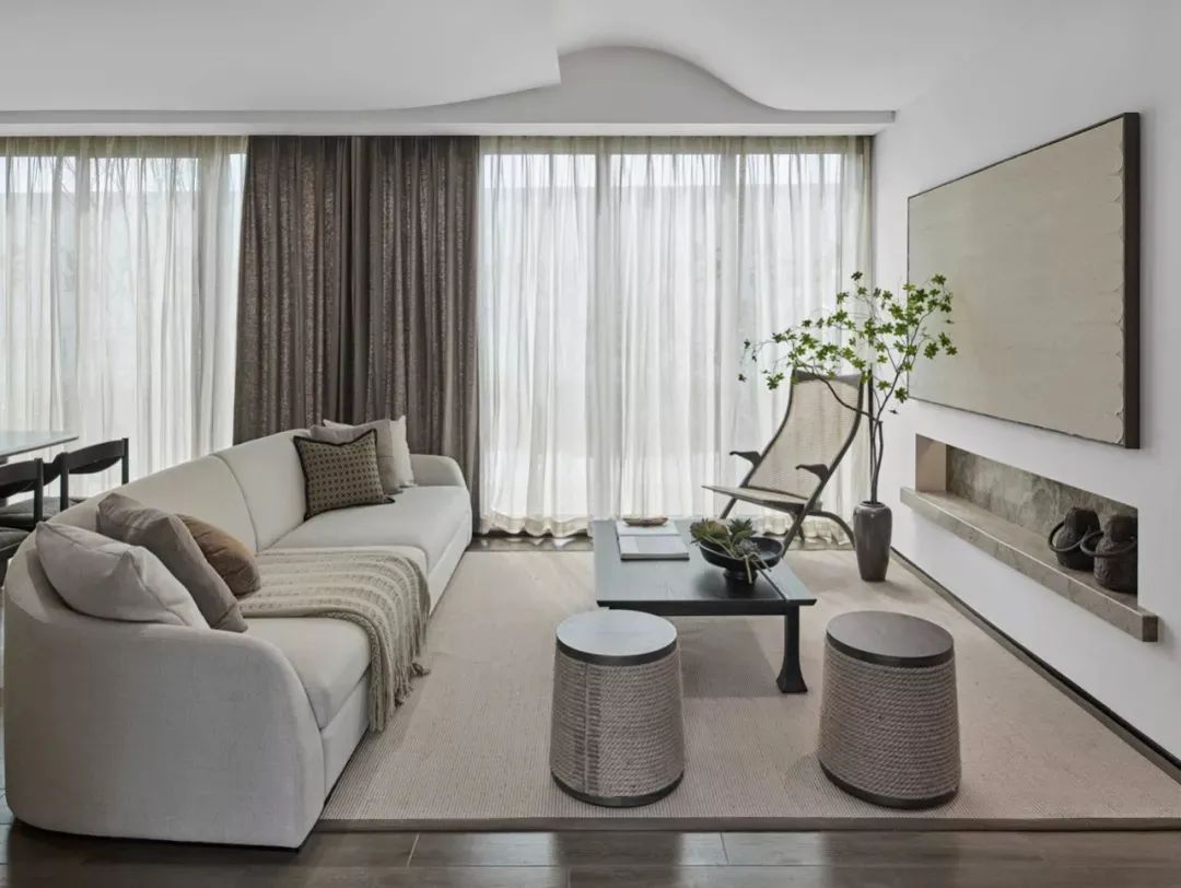 简约|160㎡现代简约,自然朴质中性色,生活淡泊如清茶