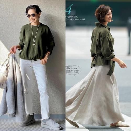 小蛮腰|50岁依旧能美得高级!学这些“日杂”大龄博主的穿法,气质很高级