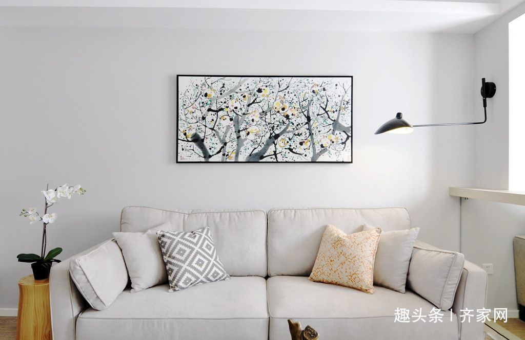 简约|110平现代简约两居,生活品味以及健康时尚的消费理念