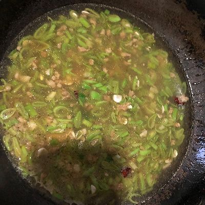 豆角|肉沫豆角打卤面