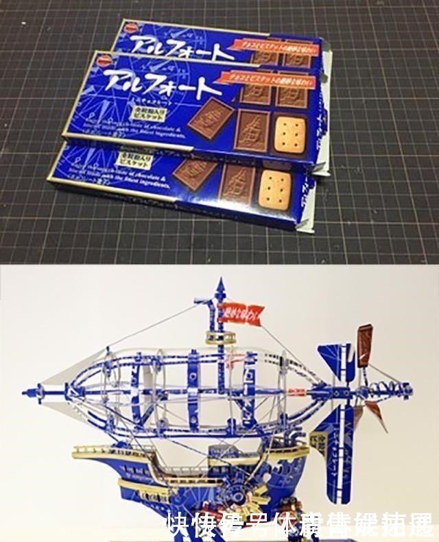 科幻风|大神用零食盒做手办,科幻风的脑洞超炫酷,连细节都很到位!