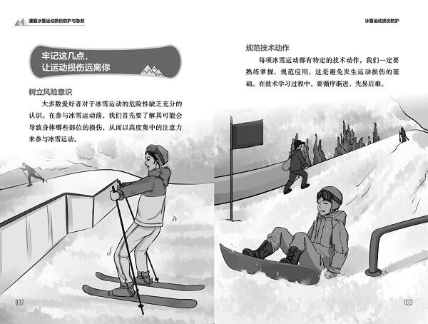 损伤|看漫画，远离冰雪运动损伤