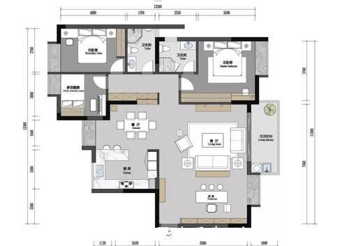 惬意|这才是新中式,150㎡诗意空间,一入户,就被客厅惊艳