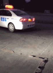 |搞笑GIF:你都看到了,她自己打自己的,我可没动手