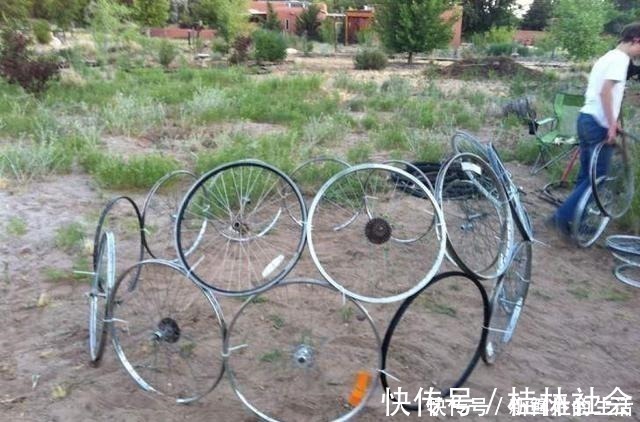 车轮|找到不属违建的阳光房了，用车轮做框架，不用一块玻璃盖成阳光房！