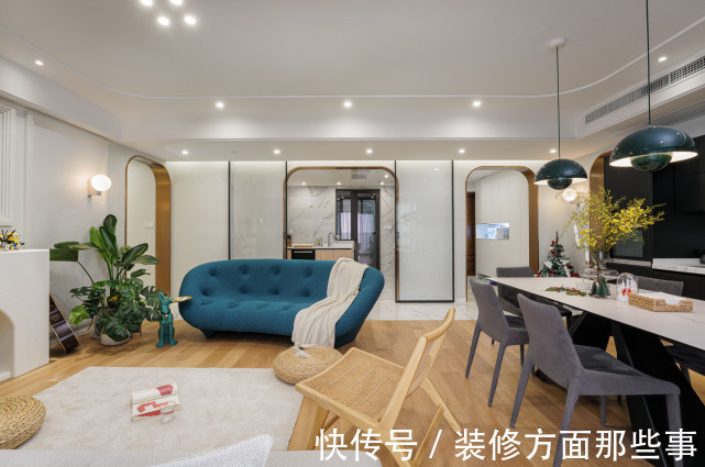 衣帽间|175平现代四居室扩充大中厨,打造儿童套房