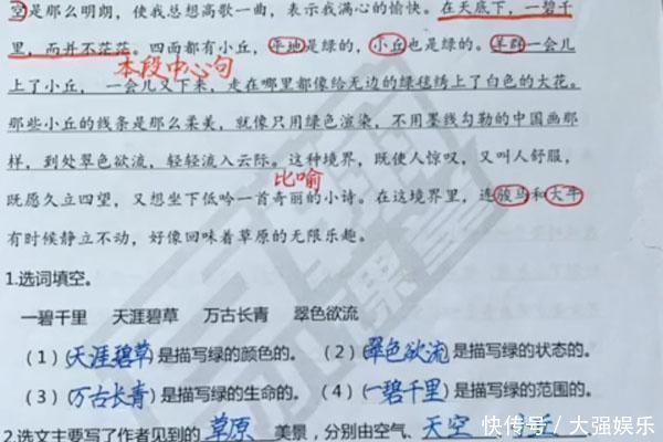 硬笔书法！六年级学霸的预习笔记真惊艳，书写堪比“教科书”，老师羡慕不已