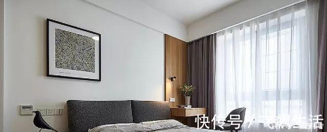 居室|130平三居室，全屋大白墙，原木色柜子，简约极了，客厅最大气