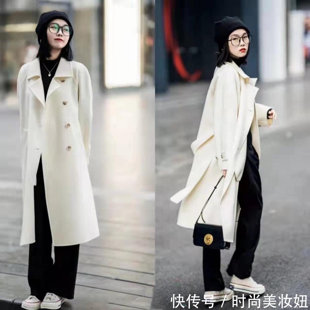 直筒裤|秋冬“最显瘦”的裤子穿搭,每一条都显瘦显腿长,小个子必备