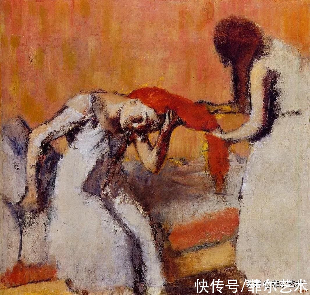安格尔$法国艺术大师埃德加·德加舞女125幅油画作品,美翻了