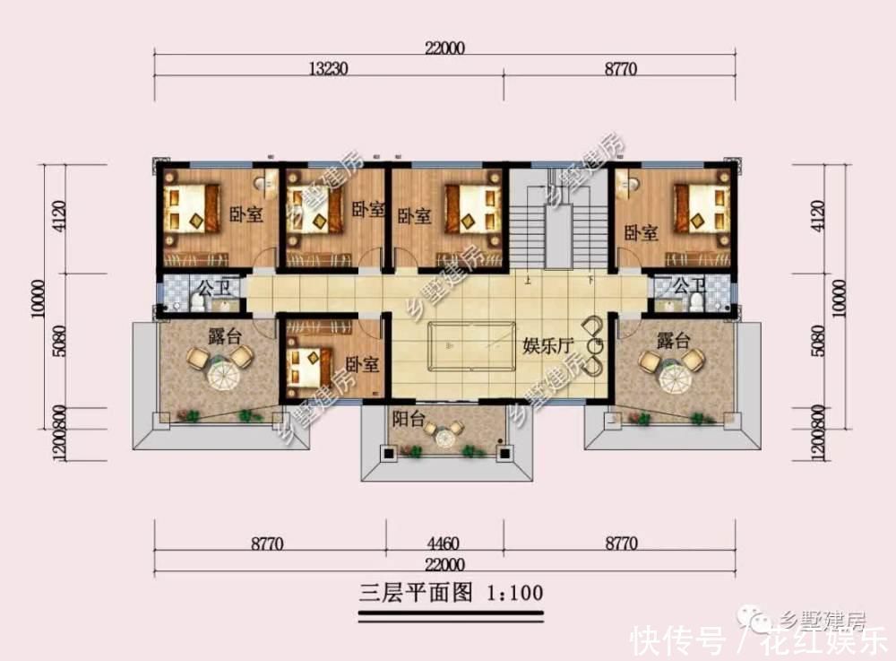 起居厅|农村建房还需要纠结么，选择自己喜欢的图纸，盖起来就完事儿