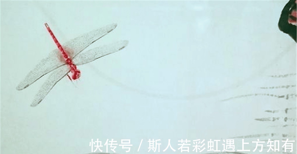 昆虫@齐白石画的一只虾, 专家用高科技缩小到0.618倍, 看到了3D的效果!