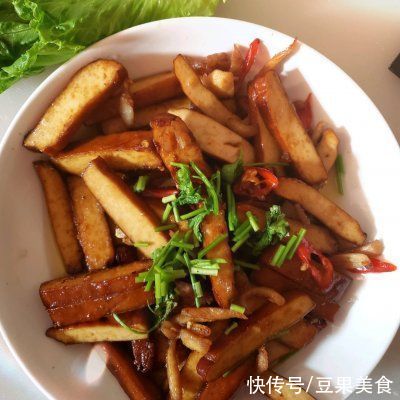 做法|史上最好吃的豆腐干炒肉丝做法