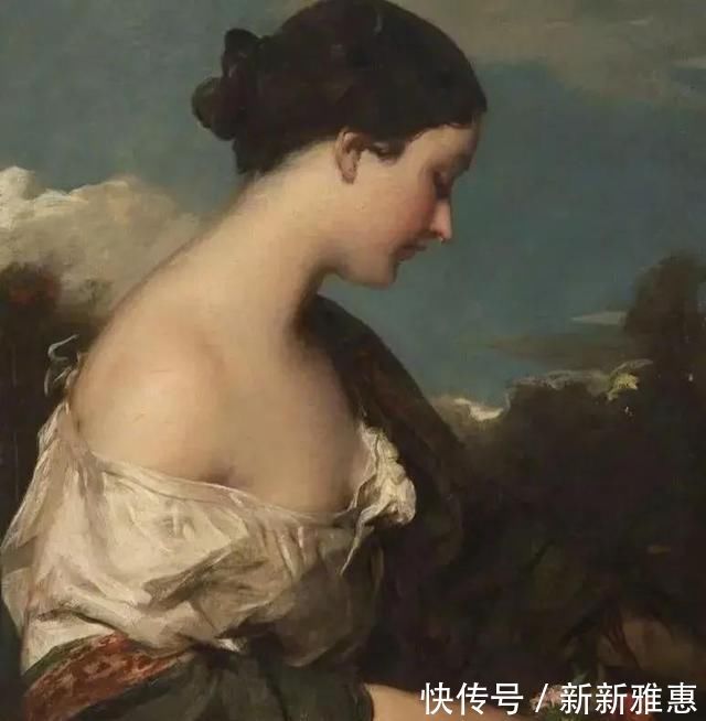 普桑！浅谈西方艺术大师以中年女性油画，美化淳朴的人性世俗景象的缘故