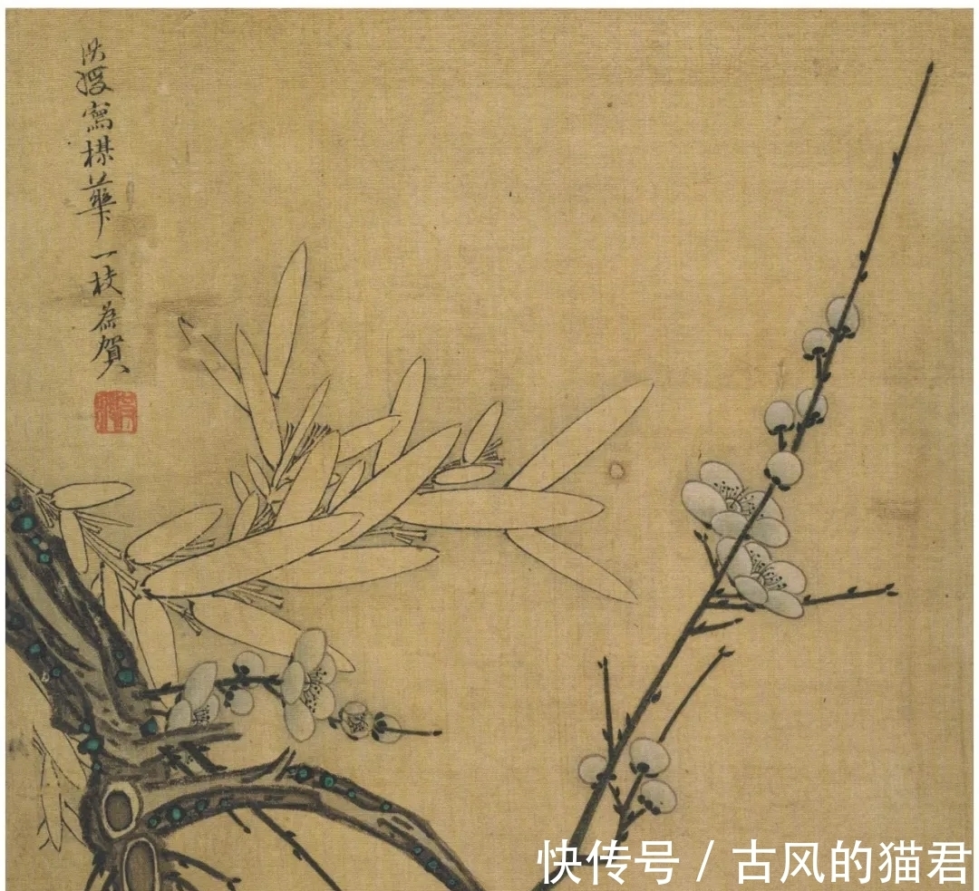 花鸟&陈洪绶的山水画、花鸟画也是当家绝活,与人物画比较,毫无逊色!