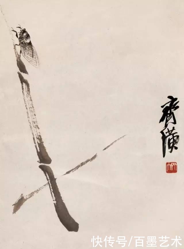 蝴蝶|齐白石草虫图200张,他把草虫画活了