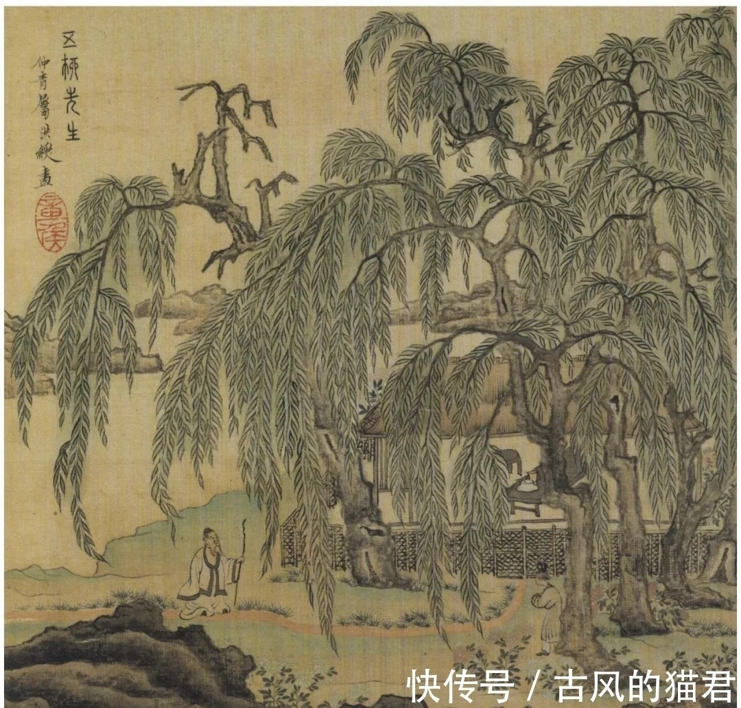 陈洪绶&陈洪绶的山水画、花鸟画也是当家绝活，与人物画比较，毫无逊色！