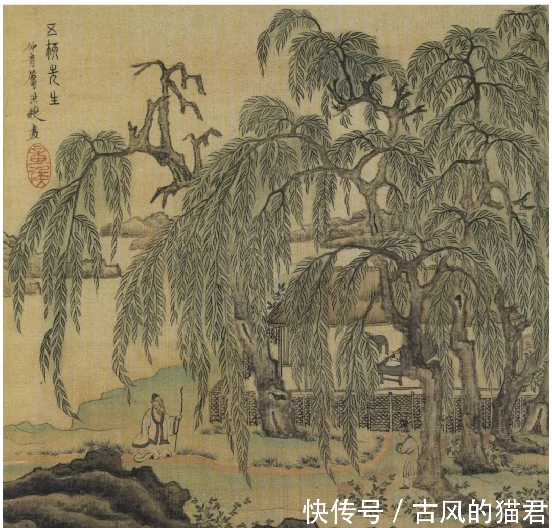 陈洪绶&陈洪绶的山水画、花鸟画也是当家绝活,与人物画比较,毫无逊色!